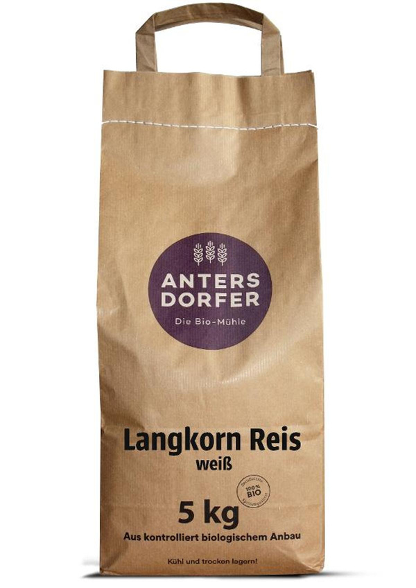 Produktfoto zu Langkorn Reis weiß 5kg