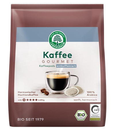 Produktfoto zu Cafe Crema Pads entcoffeiniert