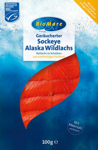 Produktfoto zu Sockeye Wildlachs, geräuchert