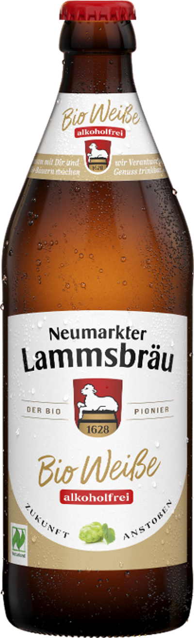 Produktfoto zu Lammsbräu Weisse alkoholfrei Flasche