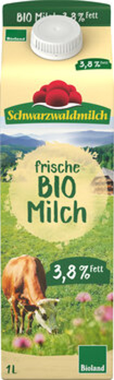 Produktfoto zu Schwarzwaldmilch 3,8% Tetra