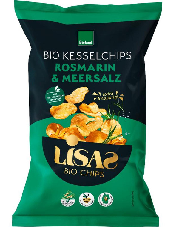 Produktfoto zu Lisas Kesselchips Rosmarin & M