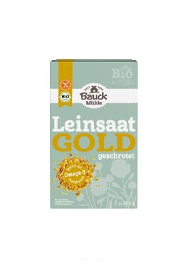 Produktfoto zu Leinsaat geschrotet