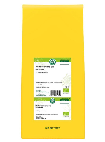 Produktfoto zu 1kg Pfeffer schwarz gemahlen