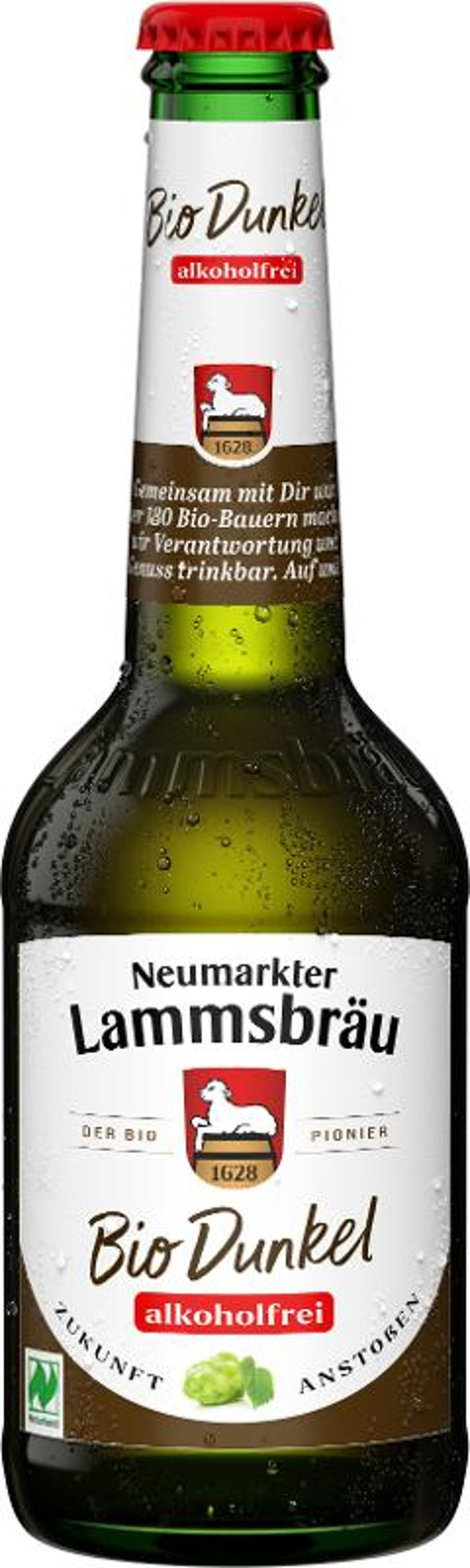 Produktfoto zu Lammsbräu Dunkel alkoholfrei Flasche