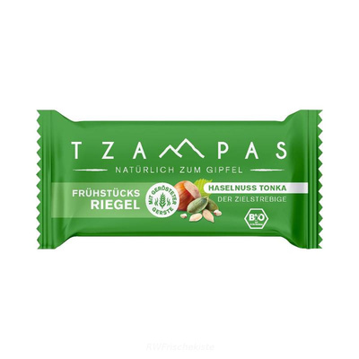 Produktfoto zu TZAMPAS Frühstücksriegel Haselnuss Tonka