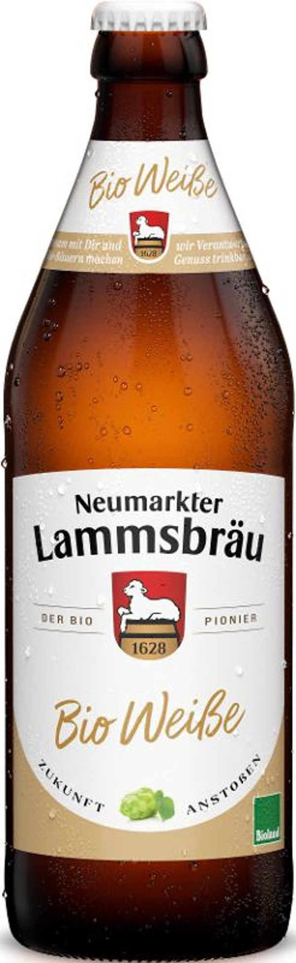 Produktfoto zu Lammsbräu Weisse (helles Hefe) Kasten