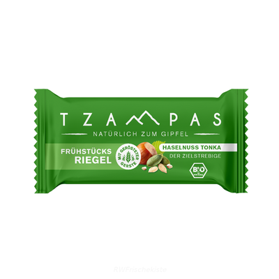 Produktfoto zu TZAMPAS Frühstücksriegel Haselnuss Tonka