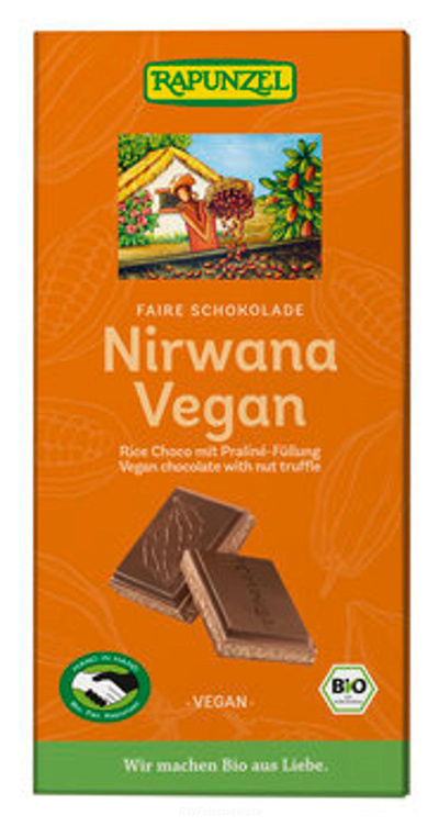 Produktfoto zu Nirwana Vegan Schokol. Praliné