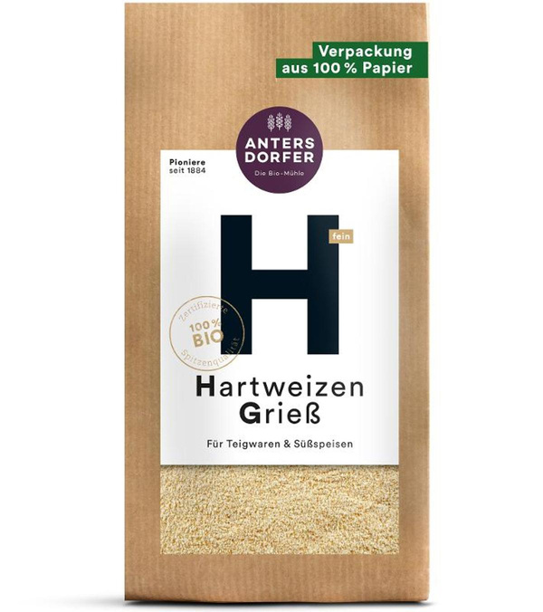 Produktfoto zu 6er Hartweizen Grieß (fein)
