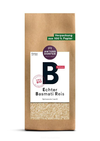 Produktfoto zu Echter Basmati Reis weiß 500g
