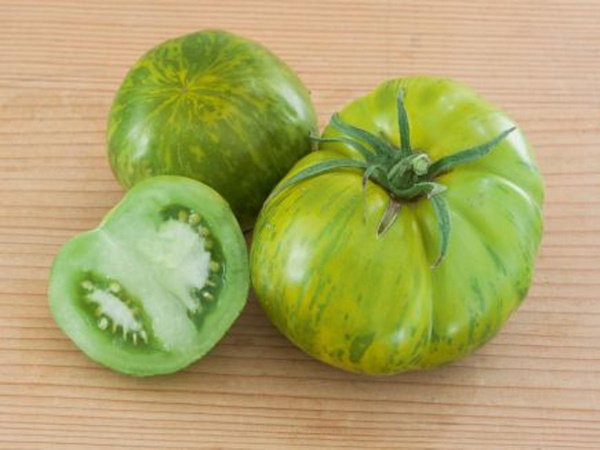 Produktfoto zu Salattomate Green Zebra