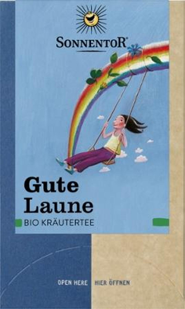 Produktfoto zu Gute Laune Kräutertee Beutel