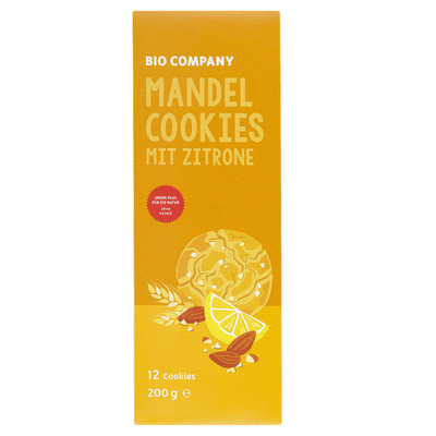 Produktfoto zu Mandelcookies mit Zitrone