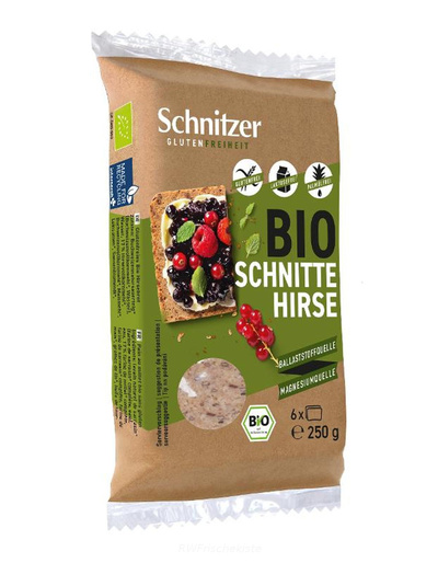 Produktfoto zu Hirse Schnitten glutenfrei