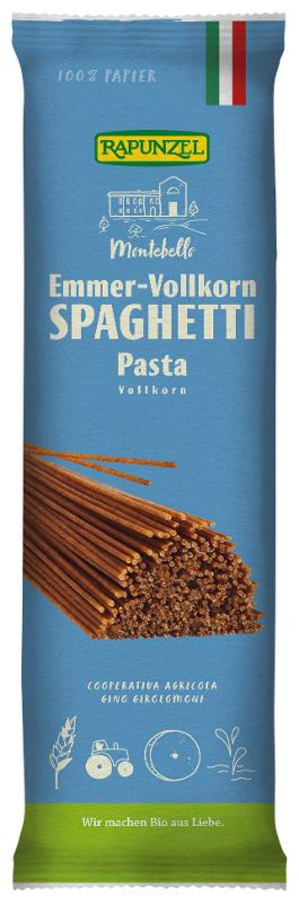 Produktfoto zu Emmer-Spaghetti Vollkorn