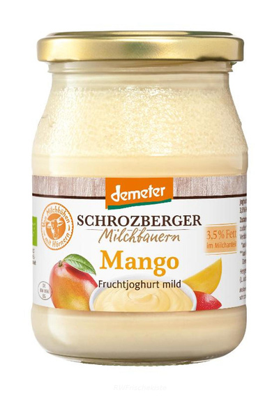 Produktfoto zu Mango Fruchtjoghurt 250g