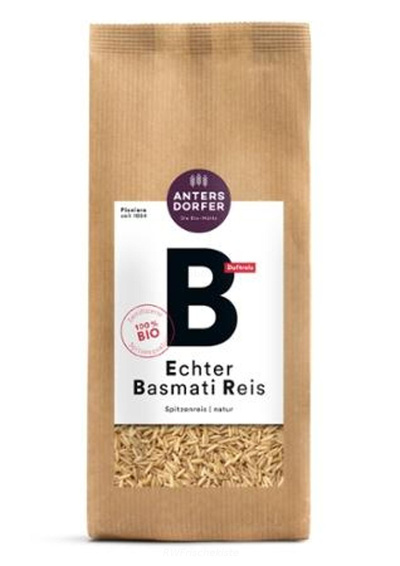 Produktfoto zu Echter Basmati Reis natur 1kg