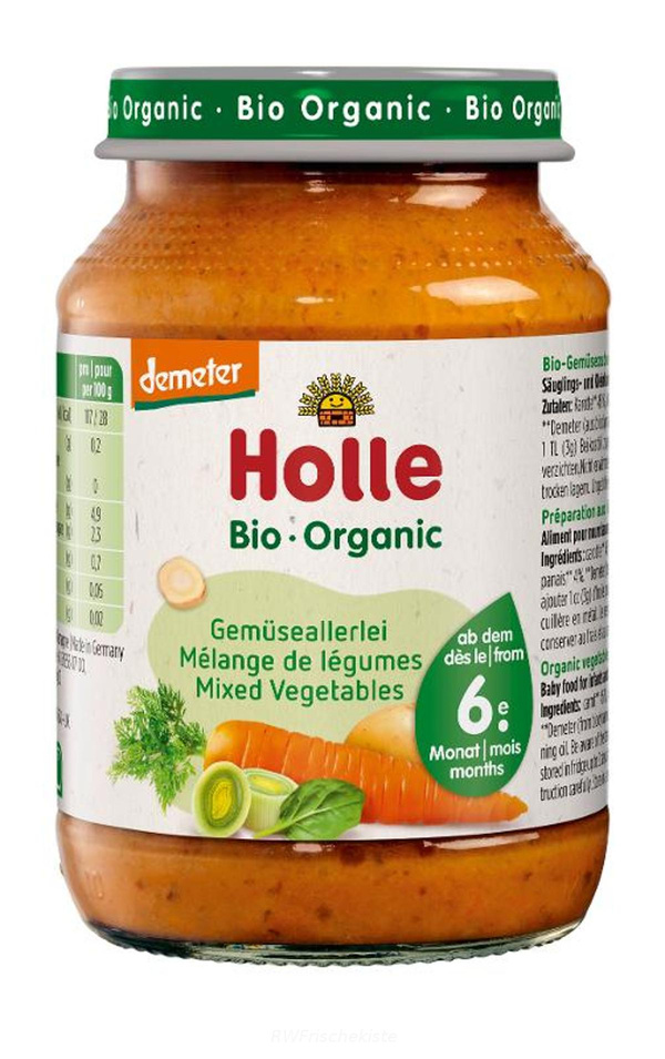 Produktfoto zu Gemüseallerlei Gläschen